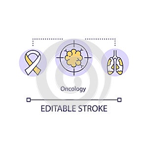 Oncology concept icon