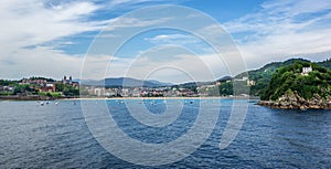 Ondarreta beach in San Sebastian photo