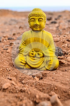 One Ancient Buddha Statue