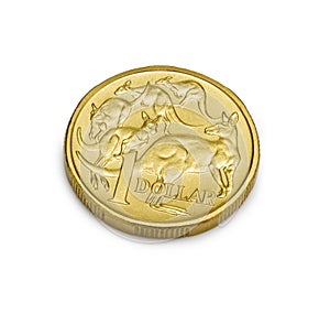 One Australian Dollar Coin Money photo