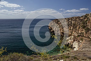 One of the bays on the island of Favignana