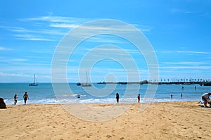 One of the beach of Cascais in Lisbon