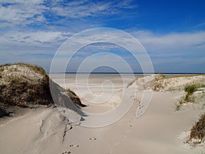 One of the beaches of Terschelling, Netherlands photo