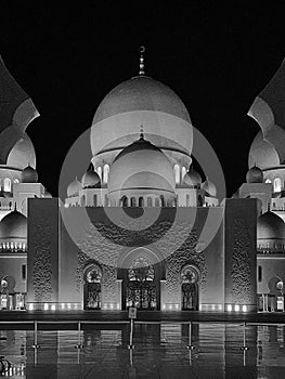 One of the Beautiful Mosque sheikh Zayed Grand Mosque Abu Dhabi United Arab Emirates