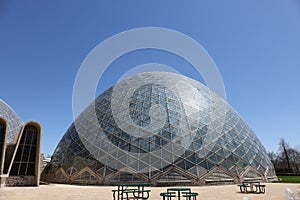 One of the bee hive shaped conoidal domes of the Mitchell Park Horticultural Conservatory photo
