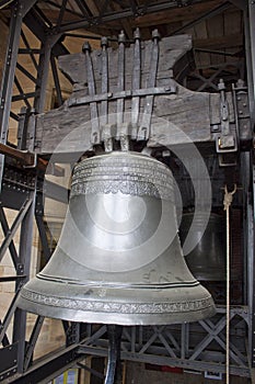 One of the bells in St. Vitus cathedral
