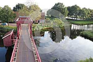 One of the bridges at Bourtange