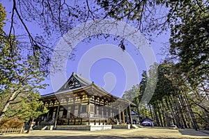 One of the buildings of the Danjo Garan Temple Complex at Mount Koya in Koyasan, Wakayama