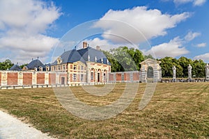 One of the buildings of the estate of Vaux-le-Vicomte, France photo