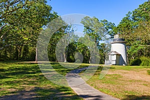 One of Cape Cod Three Sisters Lighthouses