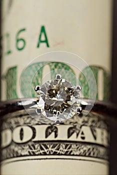 One carat diamond ring