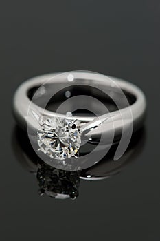 One Carat Diamond Solitaire.