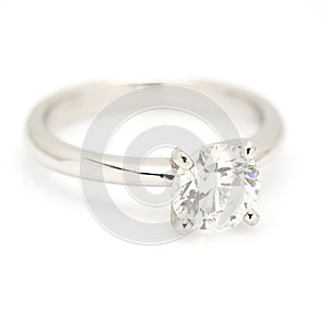 One Carat Diamond Solitaire.