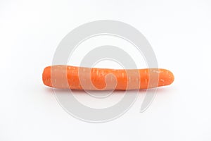One Carrot isolated background.
