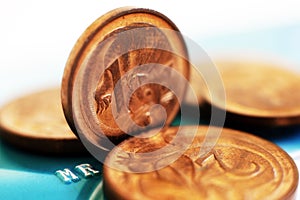 One cent photo