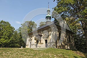 One of the chapels on the Kalwaria paths in the Marian-Passion s