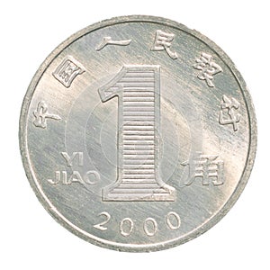 one Chinese jiao coin photo