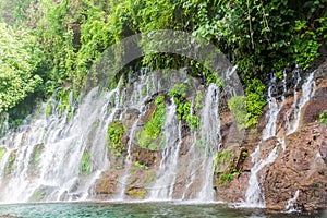 One of Chorros de la Calera, set of waterfalls near Juayua village, El Salvad photo