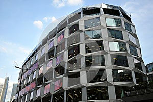 The One Coleman Street office building designed by renowned architects David Walker and Swanke Hayden Connell