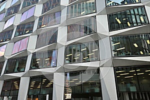 The One Coleman Street office building designed by renowned architects David Walker and Swanke Hayden Connell