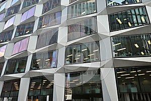 The One Coleman Street office building designed by renowned architects David Walker and Swanke Hayden Connell photo