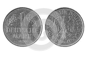 One deutsche mark, Germany coin 1979
