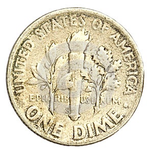 One Dime Coin of USA of 1946