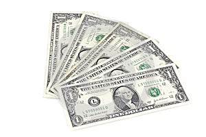 One dollar American bills