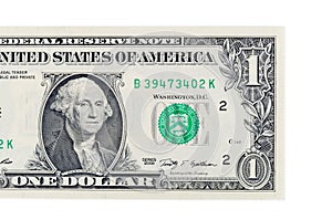 One dollar banknote