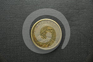 One dollar dated 2002 USA, Back photo
