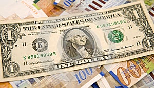 One dollar & shekels