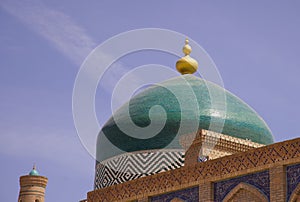 One of the domes of the Itchan Kala in Khiva, Uzbekistan photo