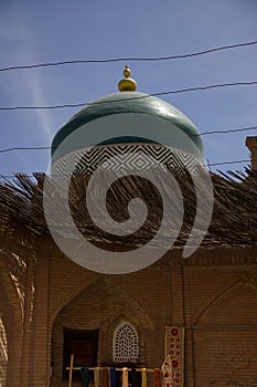 One of the domes of the Itchan Kala in Khiva, Uzbekistan photo