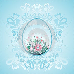 One easter eggs, vector