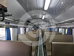 one of the economy train carriages