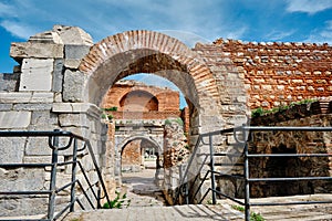 One of the entrance gate of ancient city of iznik nicaea photo