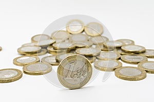 One euro coin