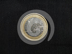 One euro Italian coin 2007,