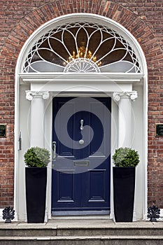 One of the famous Dublin doors - Dublin - Republic of Ireland