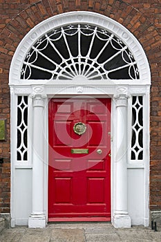 One of the famous Dublin doors