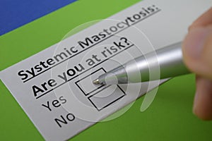 Questionnaire about health problem