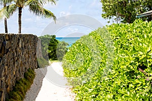 One of five Lanikai Beach Access Path