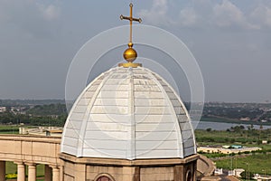 One of the four minor domes of the Basilica of Our Lady of Peace