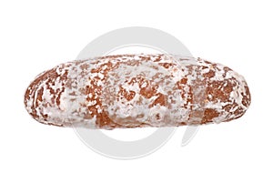 One fresh bun on white