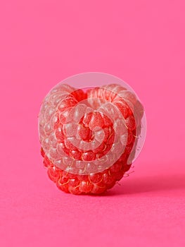 One fresh raspberry