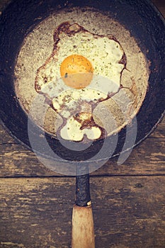 One fried egg