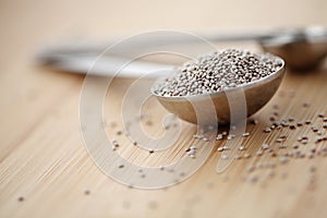 One full table spoon white chia seeds