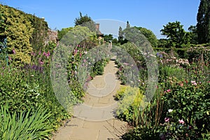 One of the garden at Sissinghurst Castle in Kent in England in the summer.