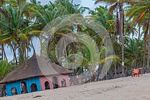 One of the gazebos in La Campagne beach Resort Lekki Lagos Nigeria