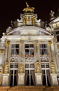 One of the Guildhalls on the Grand Place in Brussels.